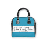 Load image into Gallery viewer, Jade Medium Aqua PRC Shoulder Handbag
