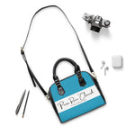 Load image into Gallery viewer, Jade Medium Aqua PRC Shoulder Handbag
