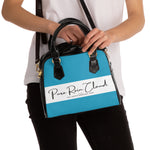 Load image into Gallery viewer, Jade Medium Aqua PRC Shoulder Handbag
